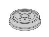 刹车毂 Brake drum:0568 058